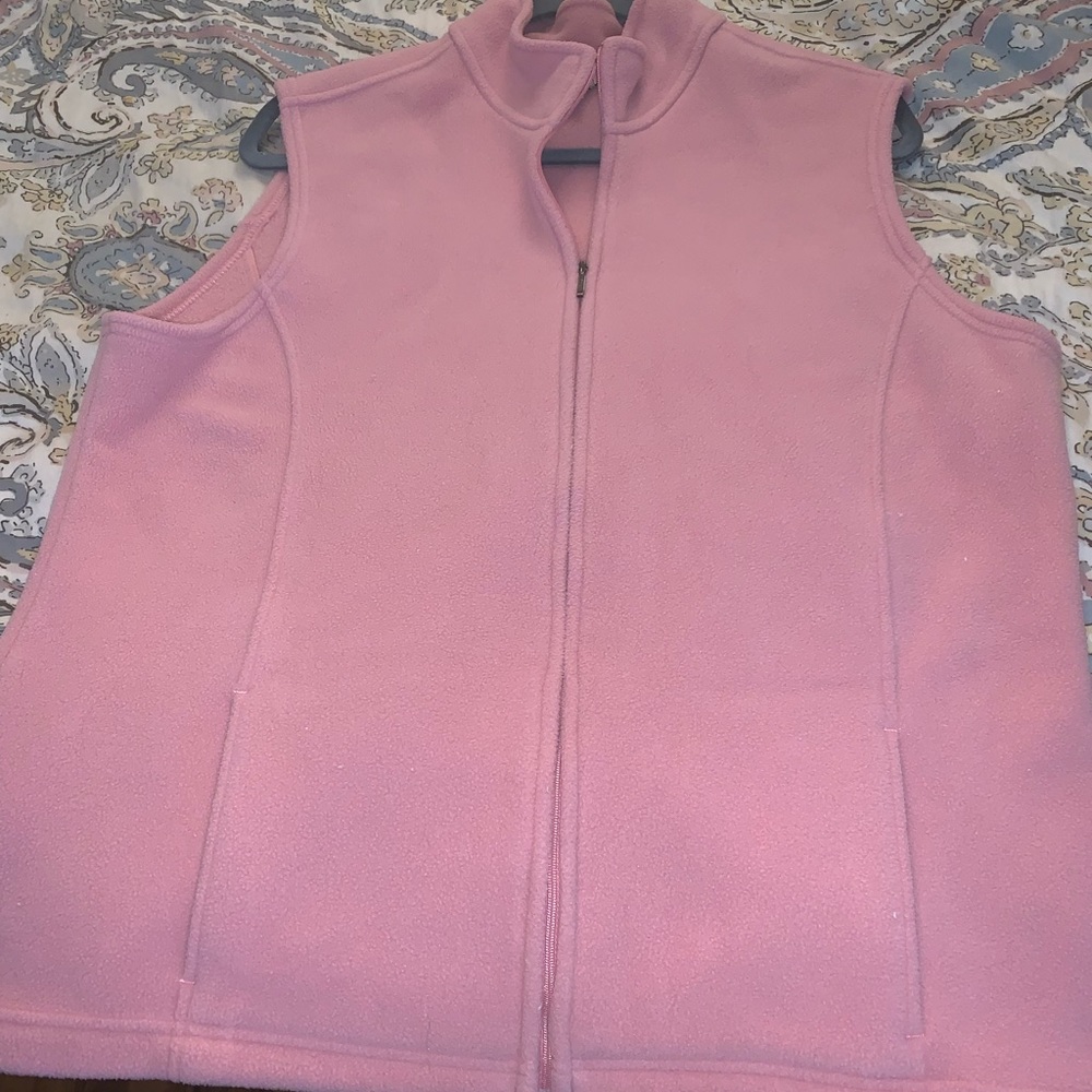 L.L. Bean fleece vest